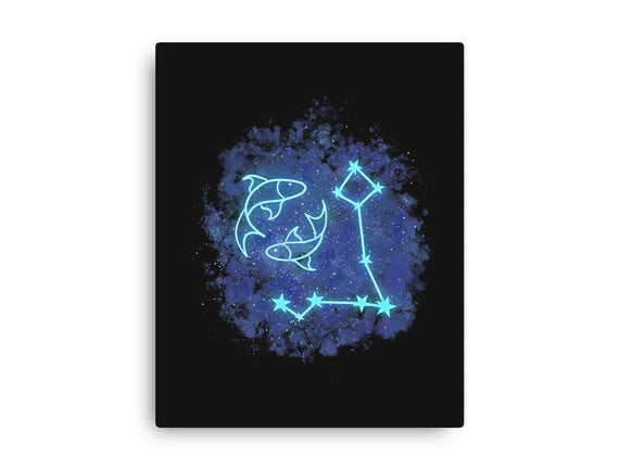 Pisces Neon Constellation