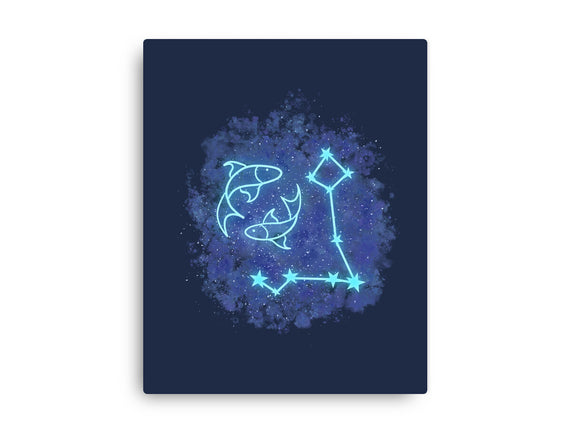 Pisces Neon Constellation