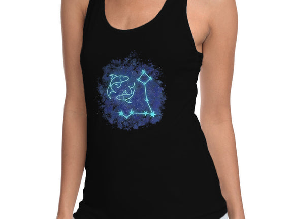 Pisces Neon Constellation