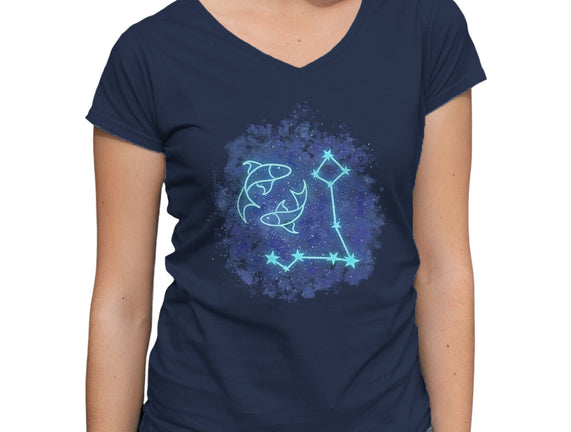 Pisces Neon Constellation