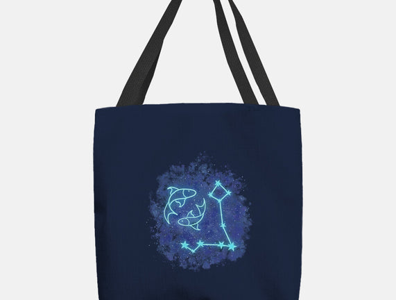 Pisces Neon Constellation