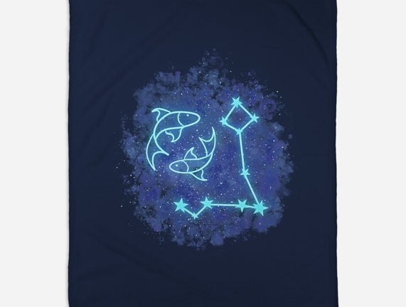 Pisces Neon Constellation