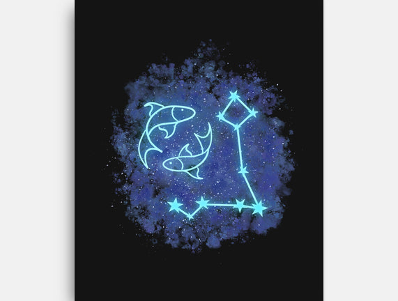 Pisces Neon Constellation