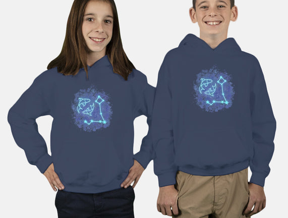 Pisces Neon Constellation