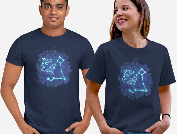 Pisces Neon Constellation