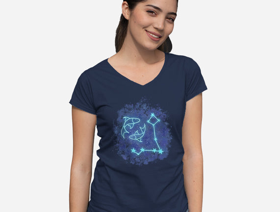 Pisces Neon Constellation