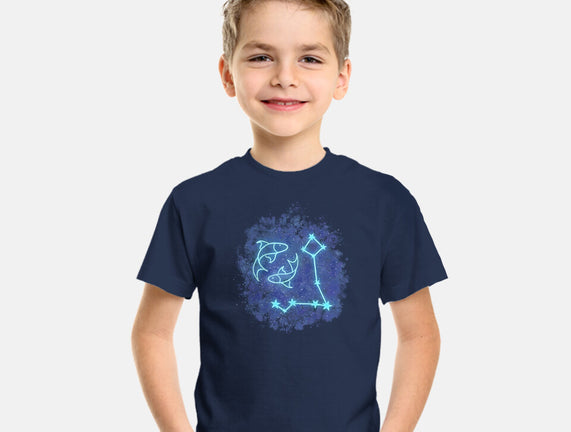 Pisces Neon Constellation