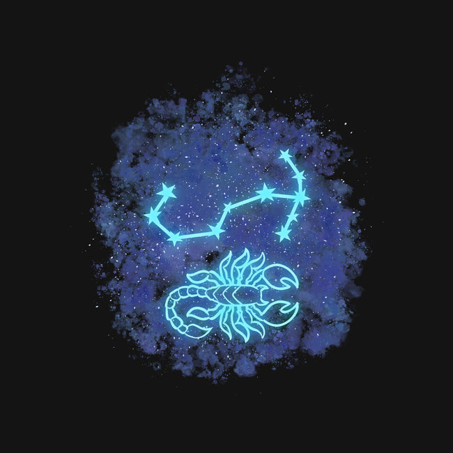 Scorpio Neon Constellation-Mens-Basic-Tee-nickzzarto