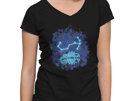 Scorpio Neon Constellation