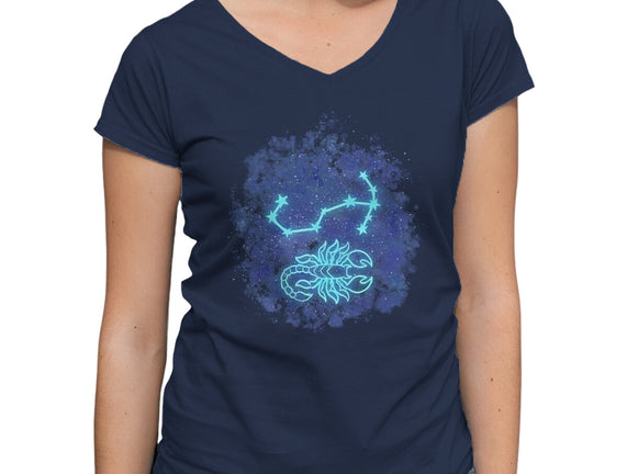 Scorpio Neon Constellation