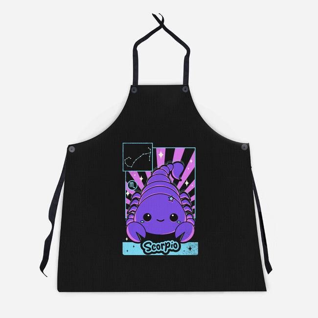 Kawaii Zodiac Scorpio-Unisex-Kitchen-Apron-Donnie