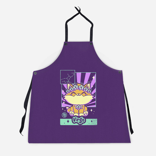 Kawaii Zodiac Virgo-Unisex-Kitchen-Apron-Donnie