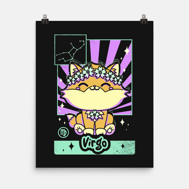 Kawaii Zodiac Virgo-None-Matte-Poster-Donnie