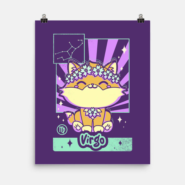 Kawaii Zodiac Virgo-None-Matte-Poster-Donnie