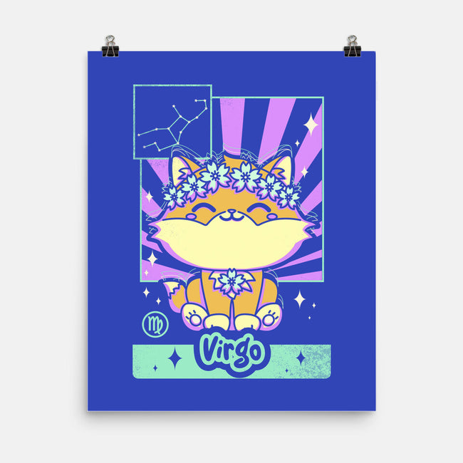 Kawaii Zodiac Virgo-None-Matte-Poster-Donnie