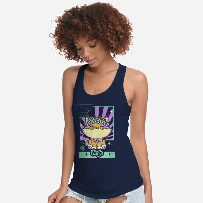 Kawaii Zodiac Virgo-Womens-Racerback-Tank-Donnie