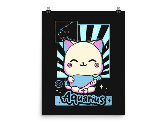 Kawaii Zodiac Aquarius