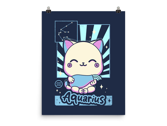 Kawaii Zodiac Aquarius