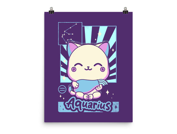 Kawaii Zodiac Aquarius