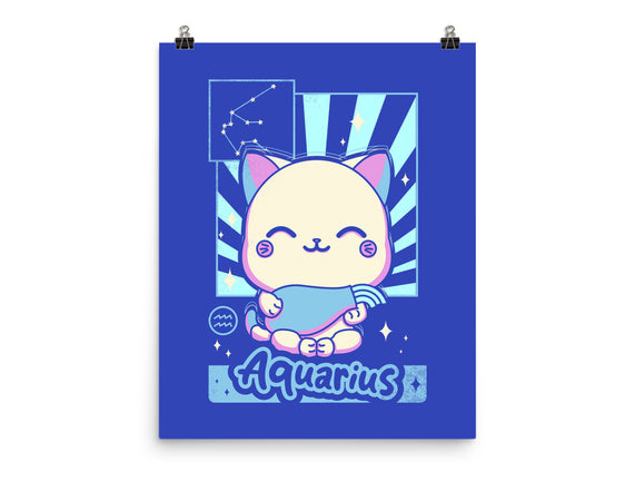 Kawaii Zodiac Aquarius