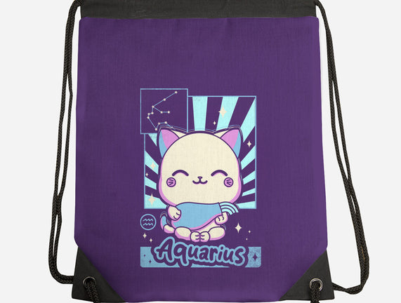 Kawaii Zodiac Aquarius