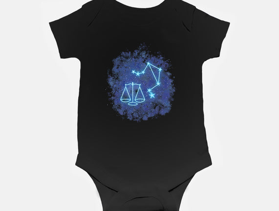Libra Neon Constellation