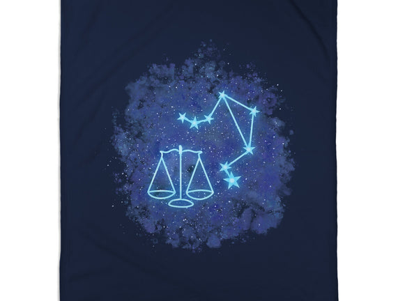 Libra Neon Constellation