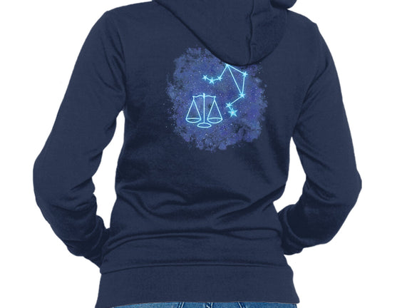 Libra Neon Constellation