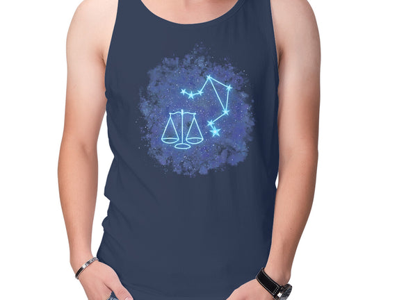 Libra Neon Constellation