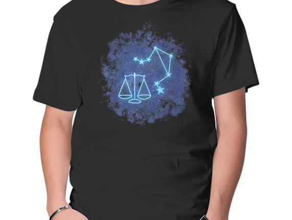 Libra Neon Constellation