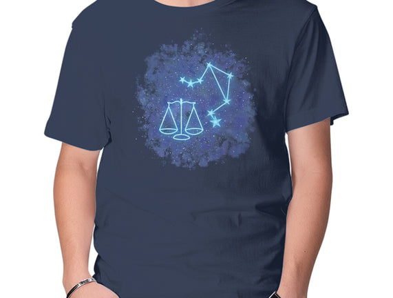 Libra Neon Constellation