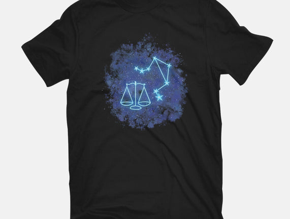 Libra Neon Constellation