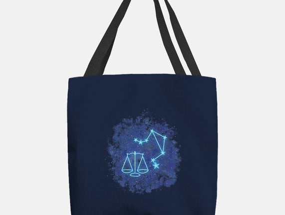 Libra Neon Constellation