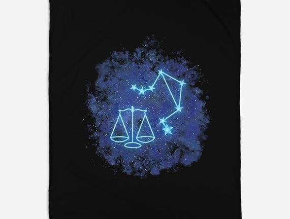 Libra Neon Constellation