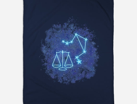 Libra Neon Constellation