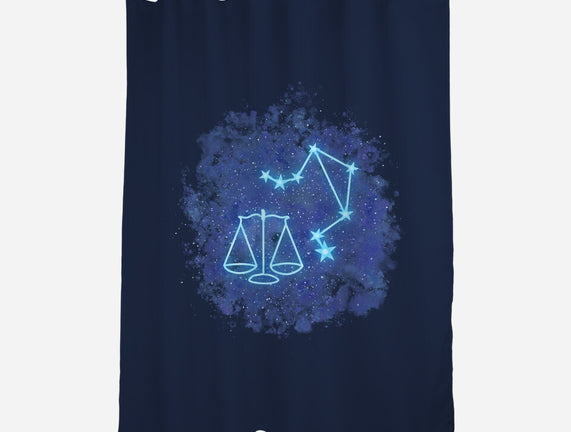 Libra Neon Constellation