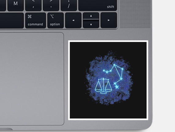 Libra Neon Constellation