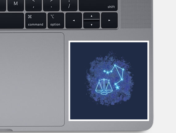 Libra Neon Constellation