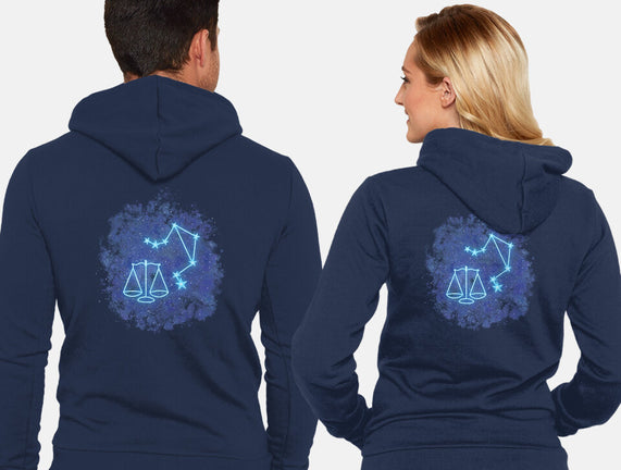 Libra Neon Constellation