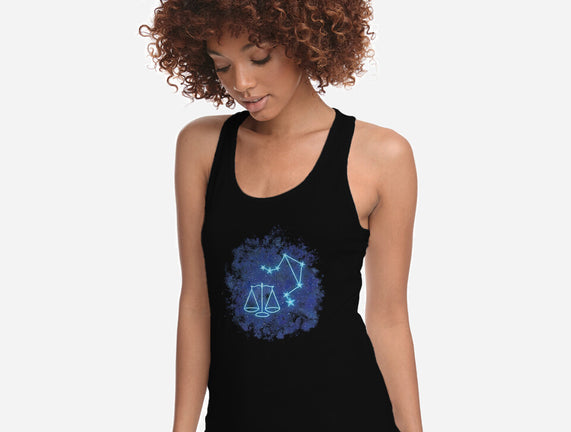 Libra Neon Constellation