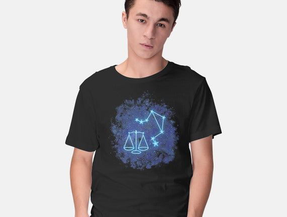 Libra Neon Constellation