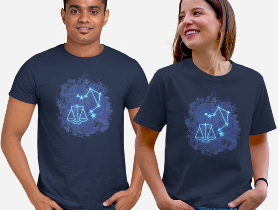 Libra Neon Constellation