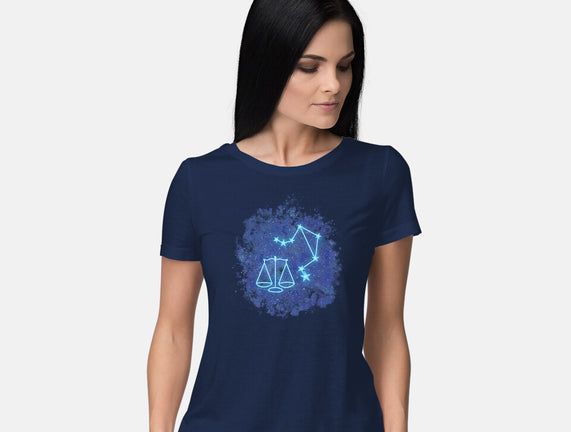 Libra Neon Constellation