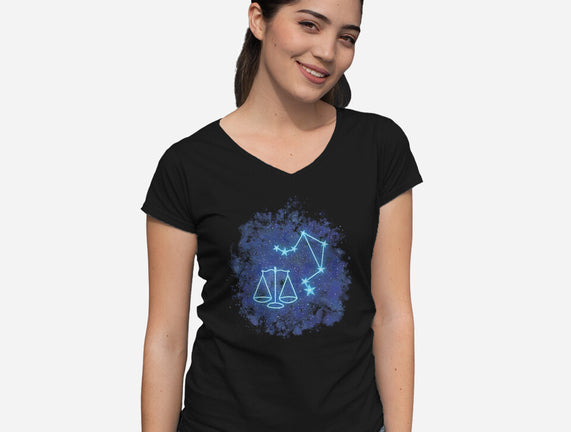 Libra Neon Constellation