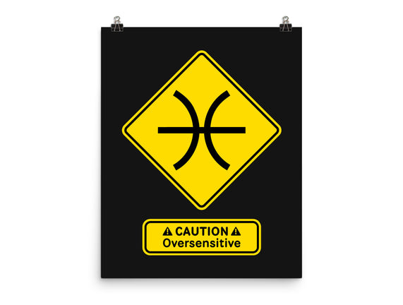 Caution Oversensitive