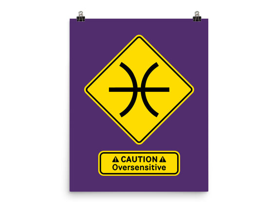 Caution Oversensitive