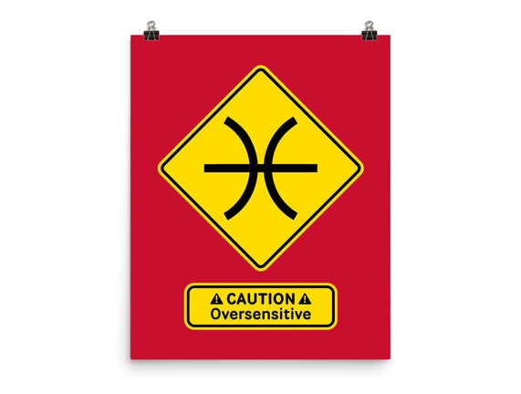 Caution Oversensitive