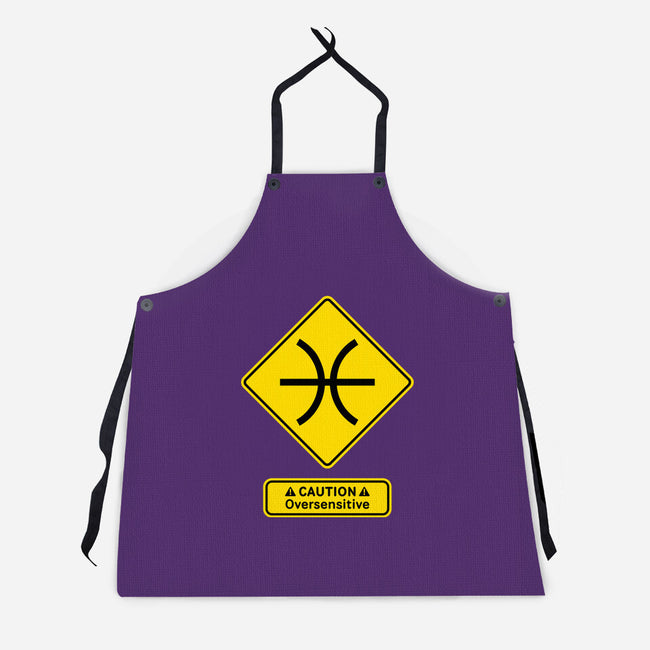 Caution Oversensitive-Unisex-Kitchen-Apron-imisko