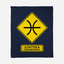 Caution Oversensitive-None-Fleece-Blanket-imisko