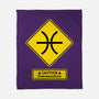 Caution Oversensitive-None-Fleece-Blanket-imisko